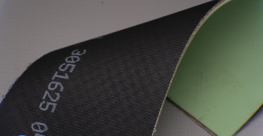 Black fabric bottom of NC nylon conveyor belt, 3.8mm thickness, 7nm strength, 1-layer.
