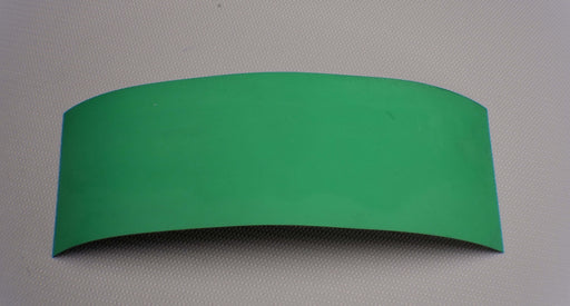 Green smooth top of Nylon Core conveyor belt front view