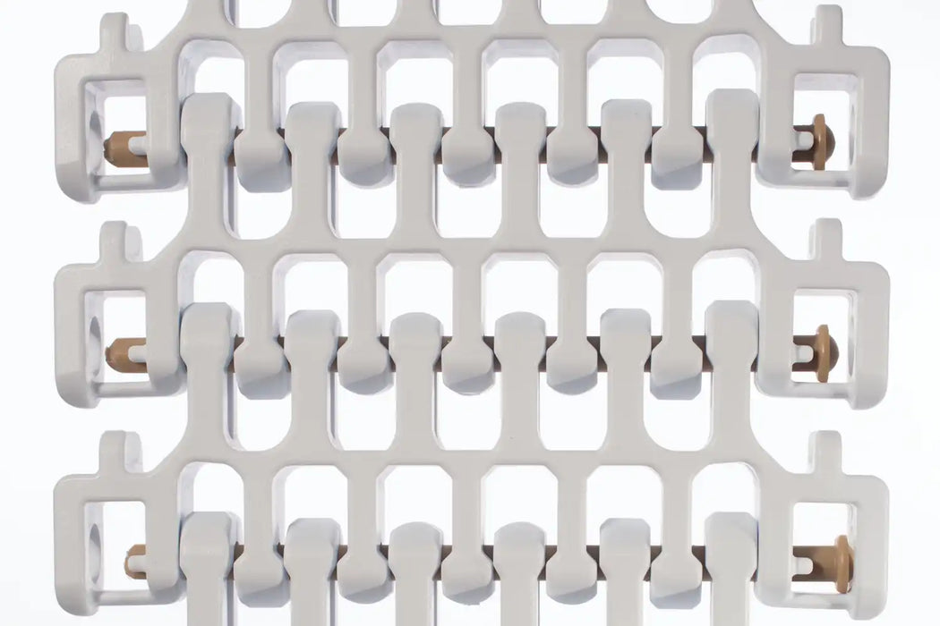 Intralox Series 2400 Radius Flush Grid MTW with Load-Sharing™ Edge