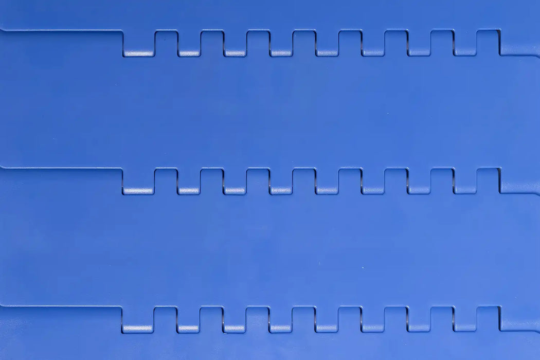 Intralox Series 800 Open Hinge Flat Top Mold to Width with Heavy-Duty Edge