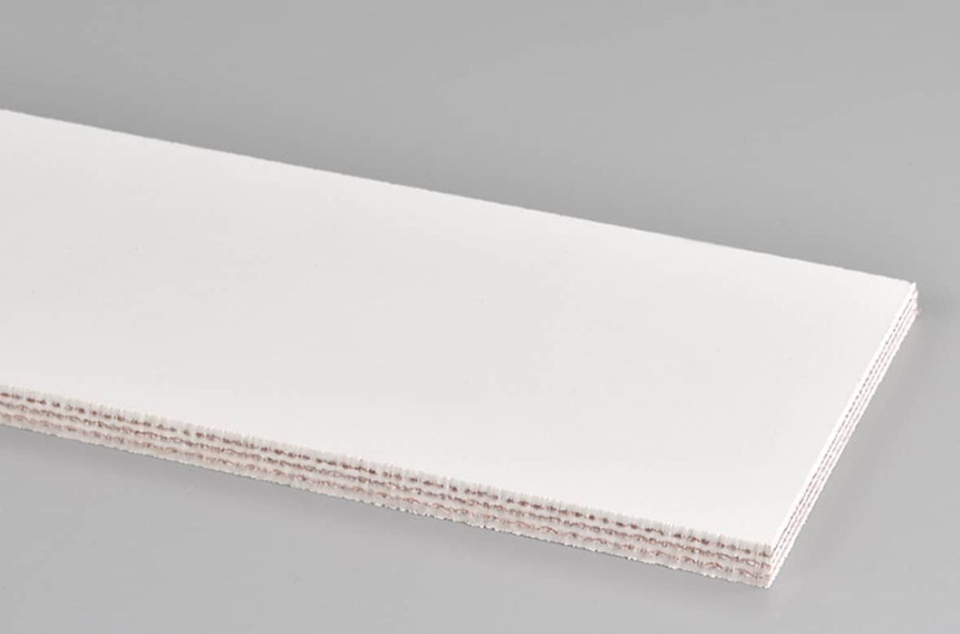 Ply Poly Color 3 Ply Poly 135 White Nit FDA 1/32in x 1/32in — conveyor-belt.com