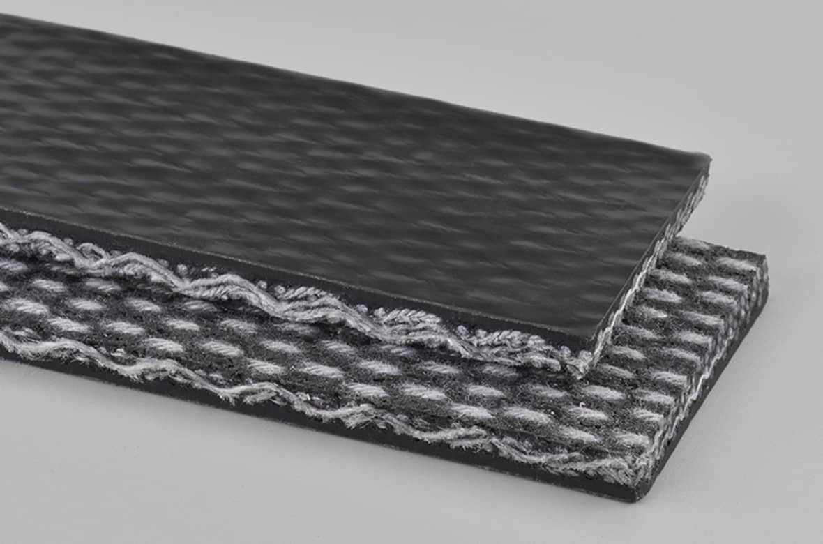 Pvc 350 PVC 350 Blk C x Brushed FR/SC — conveyor-belt.com