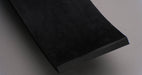 Back side view of MOR rubber conveyor belt with 1/2 inch thickness, black color, top and bottom rubber.