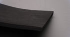 Alternate back side view of MOR rubber conveyor belt with 3/4 inch thickness, black color, top and bottom rubber.