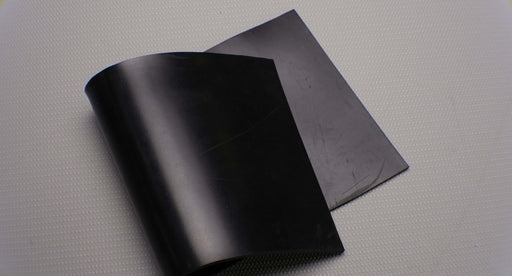 Front and back view of the NC conveyor belt, featuring the blue diamond surface and a 3mm thickness.