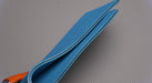 Side view of NC conveyor belt with diamond surfacing, blue color, and 4mm thickness, made from nylon fabric with 3.8nm strength.