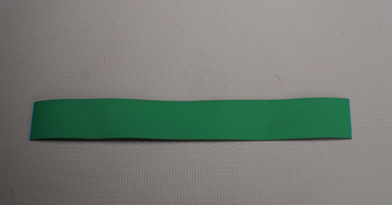 Top view sample of NC conveyor belt with green diamond surfacing, 1.4mm thickness