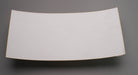 Front side view of PU conveyor belt with 1.2mm thickness, white mat top color.