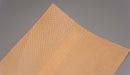 Back view of PU conveyor belt showing transparent bottom and 0.75mm thickness