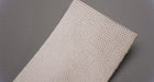 Back side view of PVC conveyor belt showing fabric bottom material in white, 4.5mm thickness.