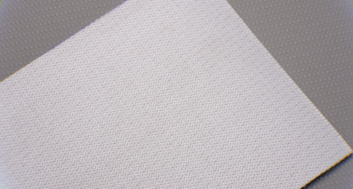  Back side view of PVC conveyor belt with 4.5mm thickness, white fabric bottom color.