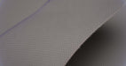 Bottom view of PVC conveyor belt showing white fabric surface, 2.2mm thickness.