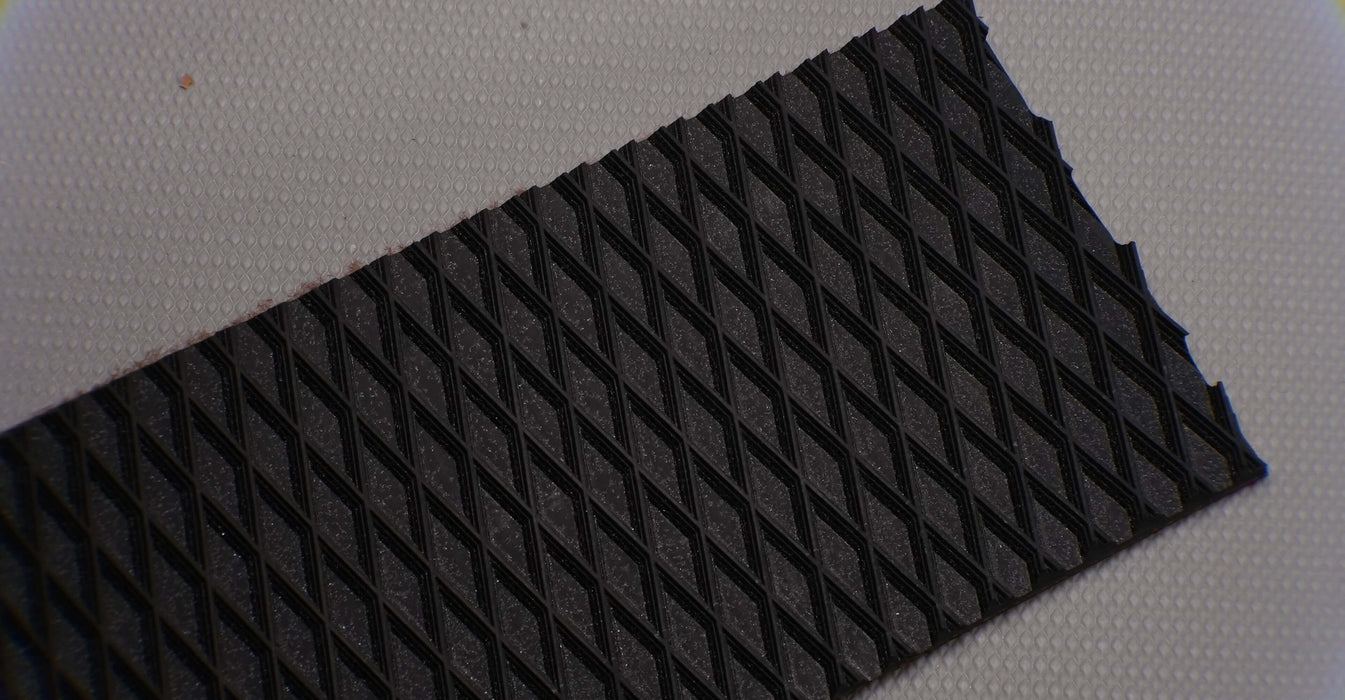 Bare bottom texture of rubber 2-layer conveyor belt