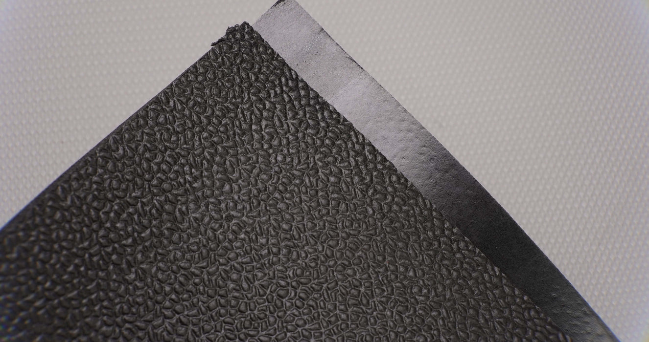 Black bottom layer of rubber conveyor belt with 3/8 inch thickness