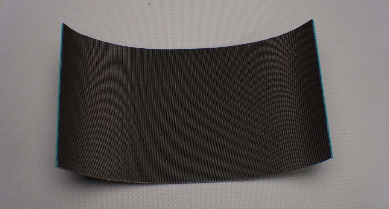 Black bottom surface of rubber conveyor belt