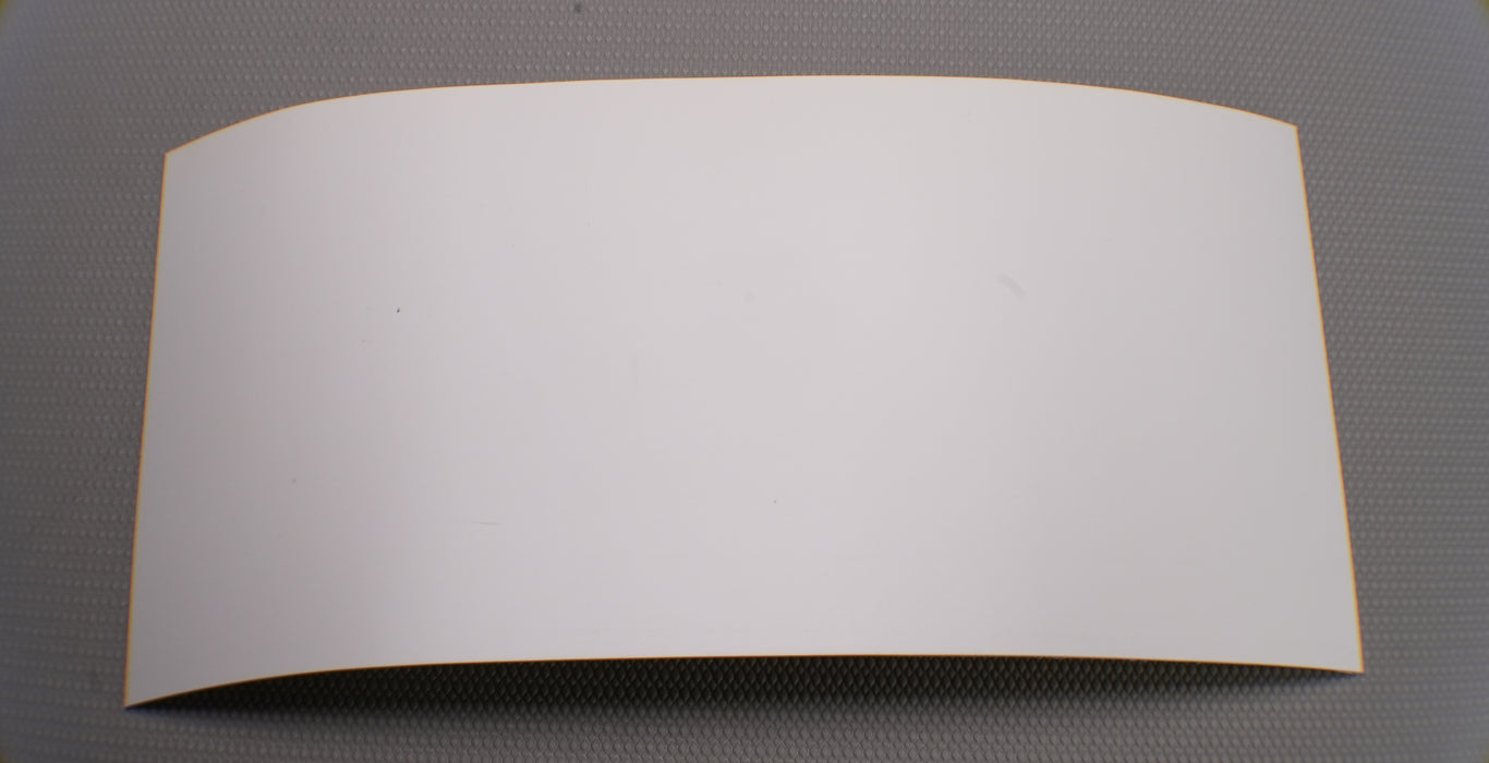 White polyester bottom of TPU conveyor belt.