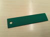 NC nylon conveyor belt with green diamond surfacing top and black diamond surfacing bottom, 1.4mm thickness.
