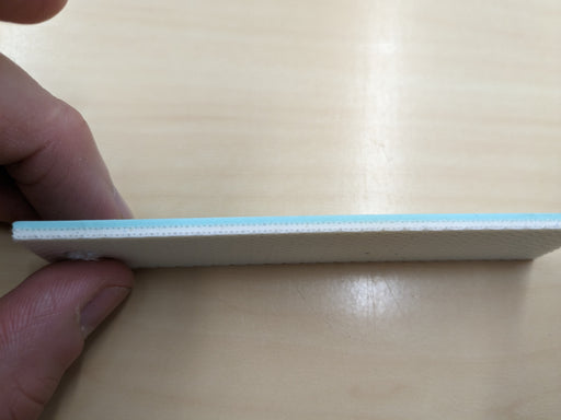 Reseda green smooth top of PVC conveyor belt